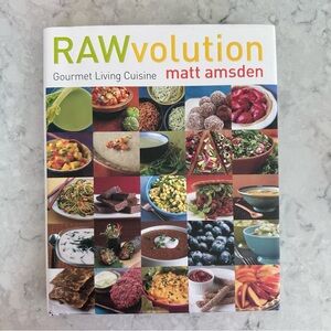 Gourmet Living Cuisine Book by Matt Amsden - White Cover